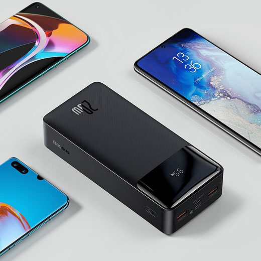 Повербанк Baseus Bipow Digital Display Power Bank Black 30000mAh 20W якість та ціна