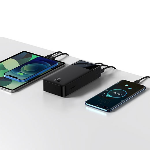 Повербанк Baseus Bipow Digital Display Power Bank Black 30000mAh 20W купити