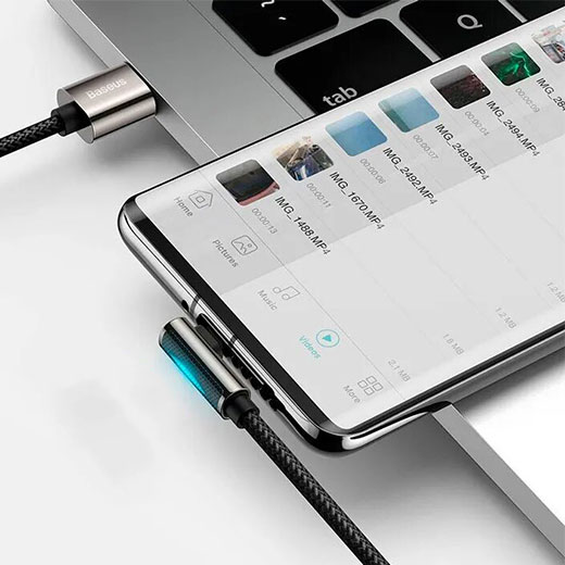 Зарядний кабель Baseus Cable Legend Series Elbow Fast Charging USB to Type-C 66W 2m купити