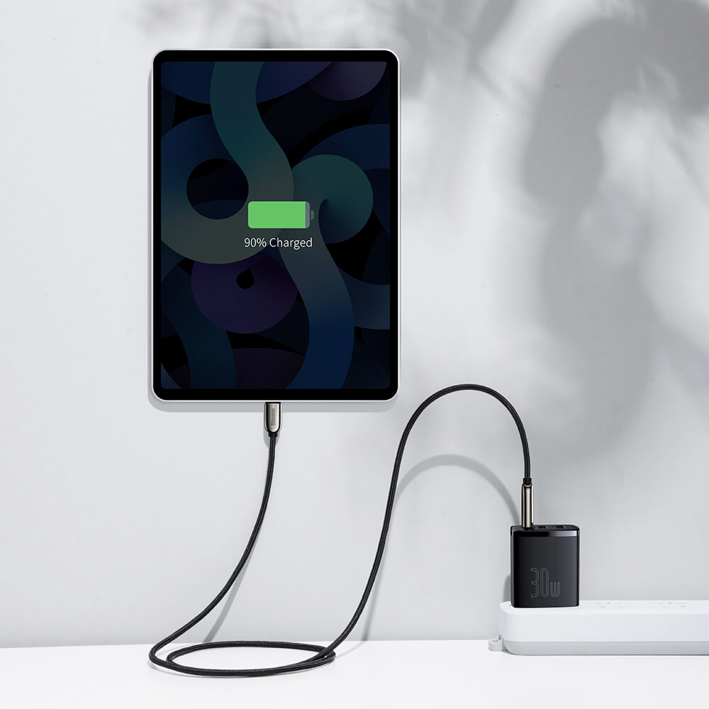 Новий швидкий зарядний пристрій Baseus Compact Quick Charger 2xUSB-A + USB-C 30W