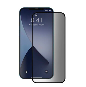 Защитное стекло антишпион Baseus Curved Screen Tempered Glass 0.23mm для iPhone 12