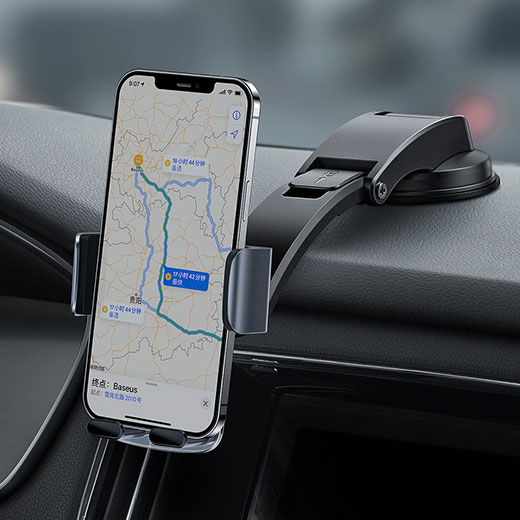 Автотримач Baseus Easy Control Clamp Car Mount Holder Black купити