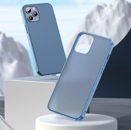 Силіконовий чохол BASEUS Frosted Glass Phone Case для iPhone 12