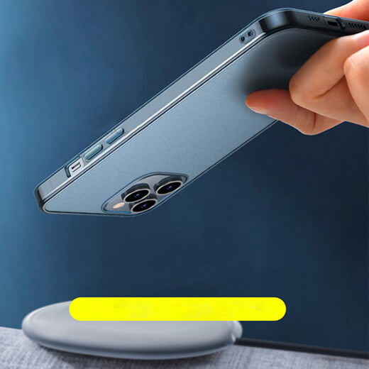 Силіконовий чохол BASEUS Frosted Glass Phone Case для iPhone 12