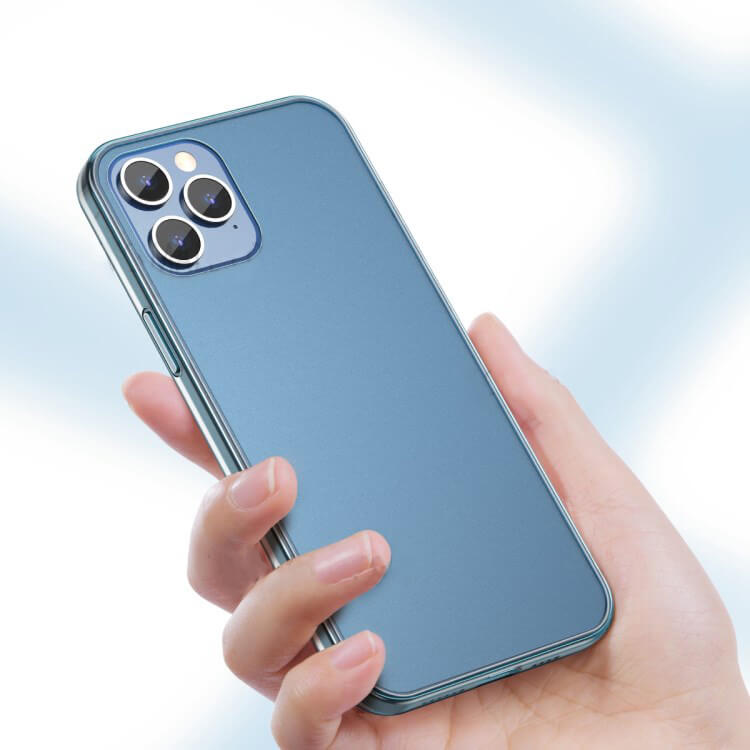 Силіконовий чохол BASEUS Frosted Glass Phone Case для iPhone 12