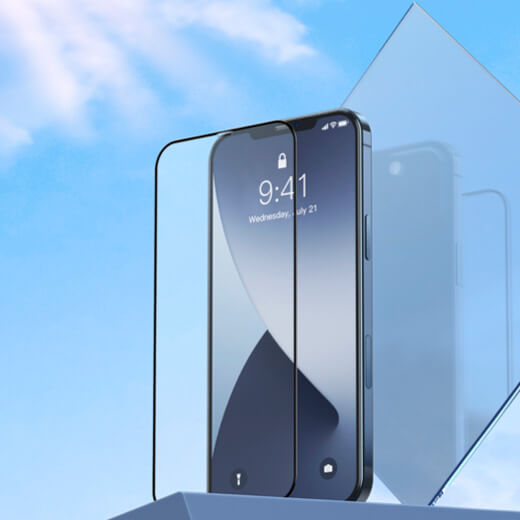 Защитное стекло Baseus Full-screen Curved Tempered Glass 0.3mm для iPhone 12/12 Pro