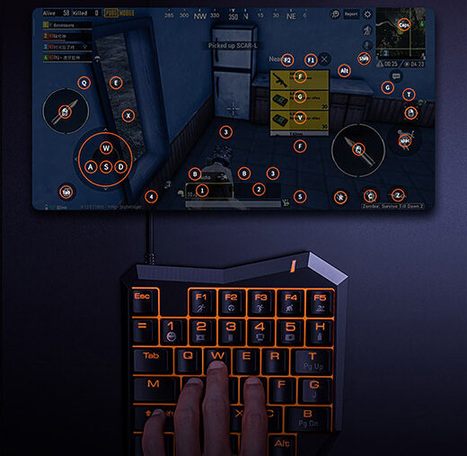 Мобильный игровой адаптер Baseus Gamo Mobile Game Adapter
