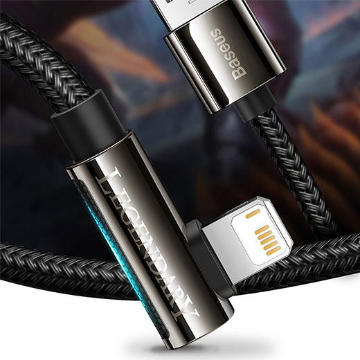Зарядний кабель Baseus Legend Series Elbow Fast Charging Data Cable USB to Lightning якість і практичність