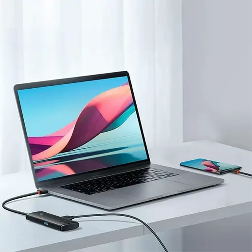 Хаб (адаптер) Baseus Lite Series 4-Port USB-A HUB to USB 3.0 4.25m Black купить