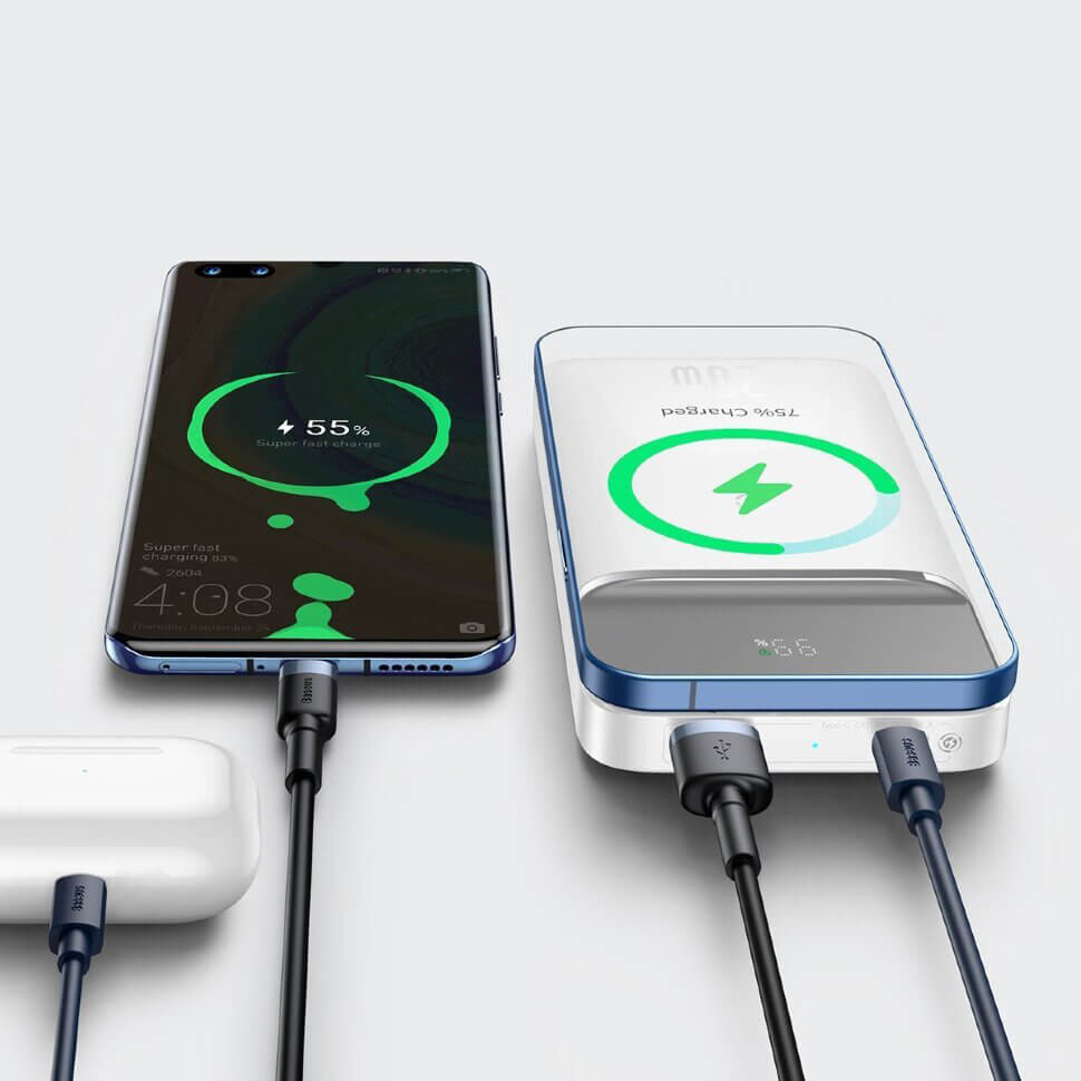 Ціна зовнішнього акумулятора з бездротовим заряджанням Baseus Magnetic Wireless MagSafe White 10000mAh 20W для iPhone 14 | 13 | 12 у Києві, Україні