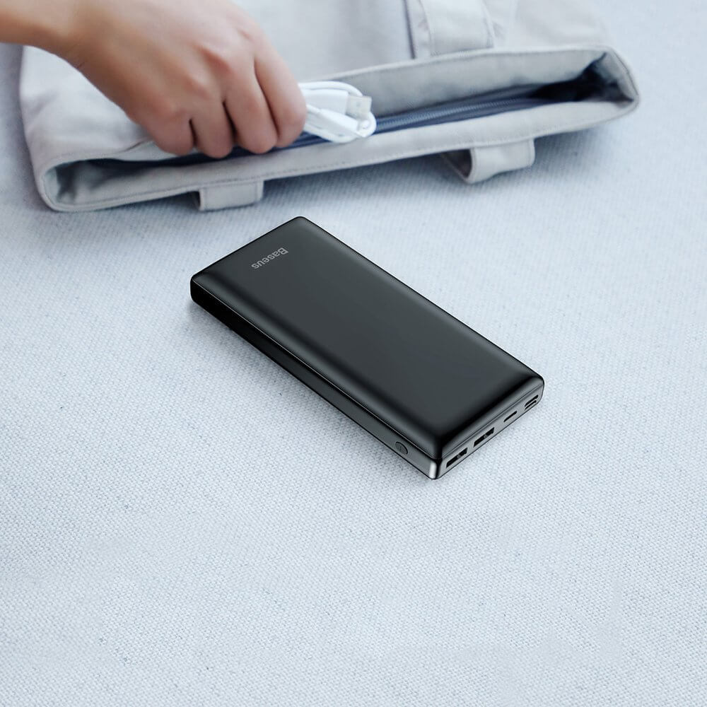 Купить Power Bank Baseus Mini JA Fast Charge Black 30 000mAh в Киеве по низкой цене