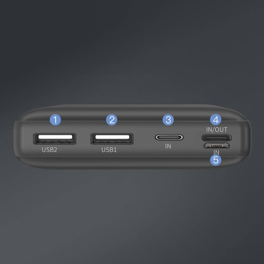 Купить Power Bank Baseus Mini JA Fast Charge Black 30 000mAh в Киеве, Украине