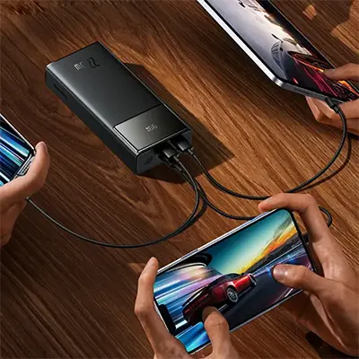 Новый повербанк Baseus Star-Lord Digital Display Fast Charge Black 30000mAh 22.5W