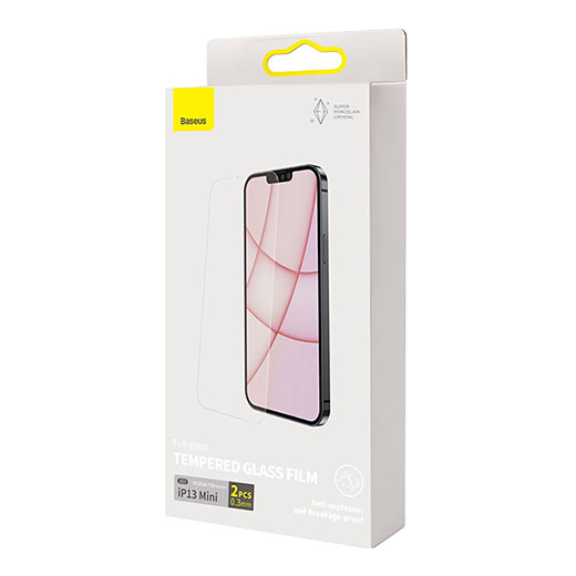 Защитное стекло Baseus Super Porcelain Crystal Full Screen Tempered Glass для iPhone 14 Plus | 13 Pro Max (2 шт.) характеристики