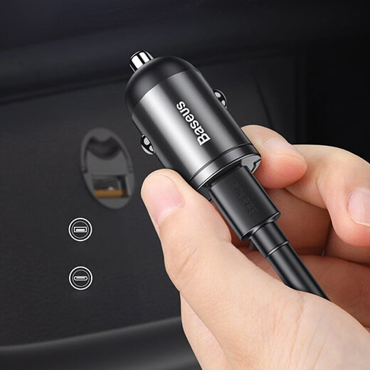 Автомобильное зарядное устройство Baseus Tiny Star mini Quick car charger USB Port 30W