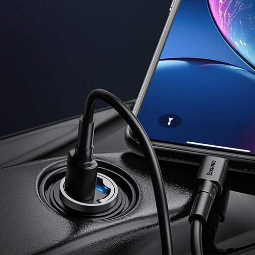 Автомобильное зарядное устройство Baseus Tiny Star mini Quick car charger USB Port 30W