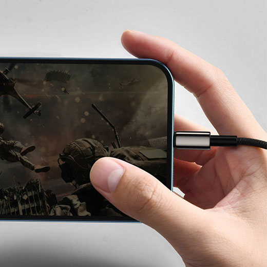 Зарядный кабель Baseus Tungsten Gold One-for-three Type C to Lightning to Micro-USB 1.5m качество и прочность