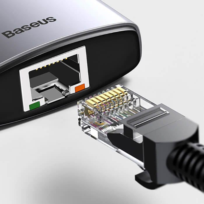 Новий хаб (адаптер) Baseus USB-C Metal Gleam Series 6-in-1 для MacBook | iMac | iPad
