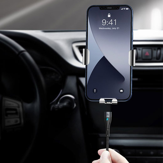 Зарядний кабель Baseus Zinc Magnetic Safe Fast Charging Type-C to Lightning PD 20W 1m Black ціна
