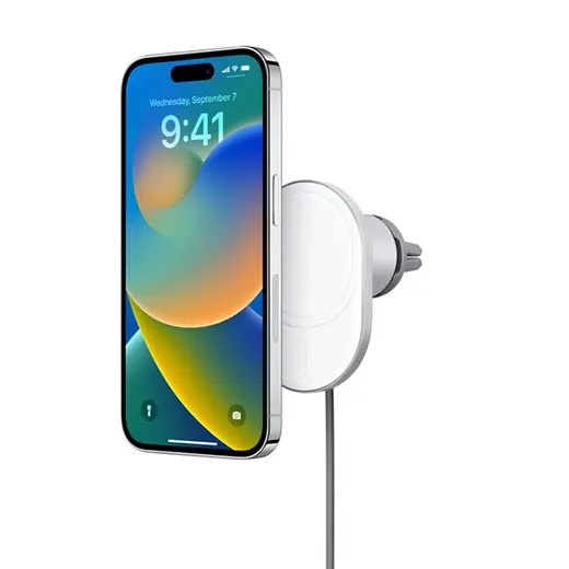 Магнитный автодержатель с беспроводной зарядкой Belkin BOOST&uarr;CHARGE&trade; PRO MagSafe 15W для iPhone 14 | 13 | 12 цена