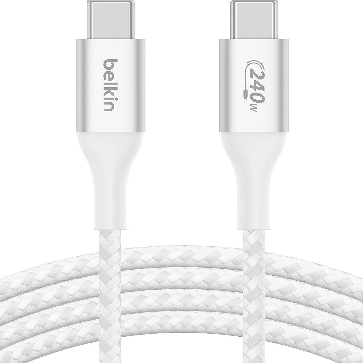 Kabel Belkin Boost USB-C/USB-C 240W, biały