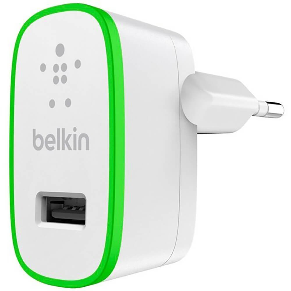 Зарядний пристрій (мережевий адаптер) Belkin Home Charger USB 2.4A 12W