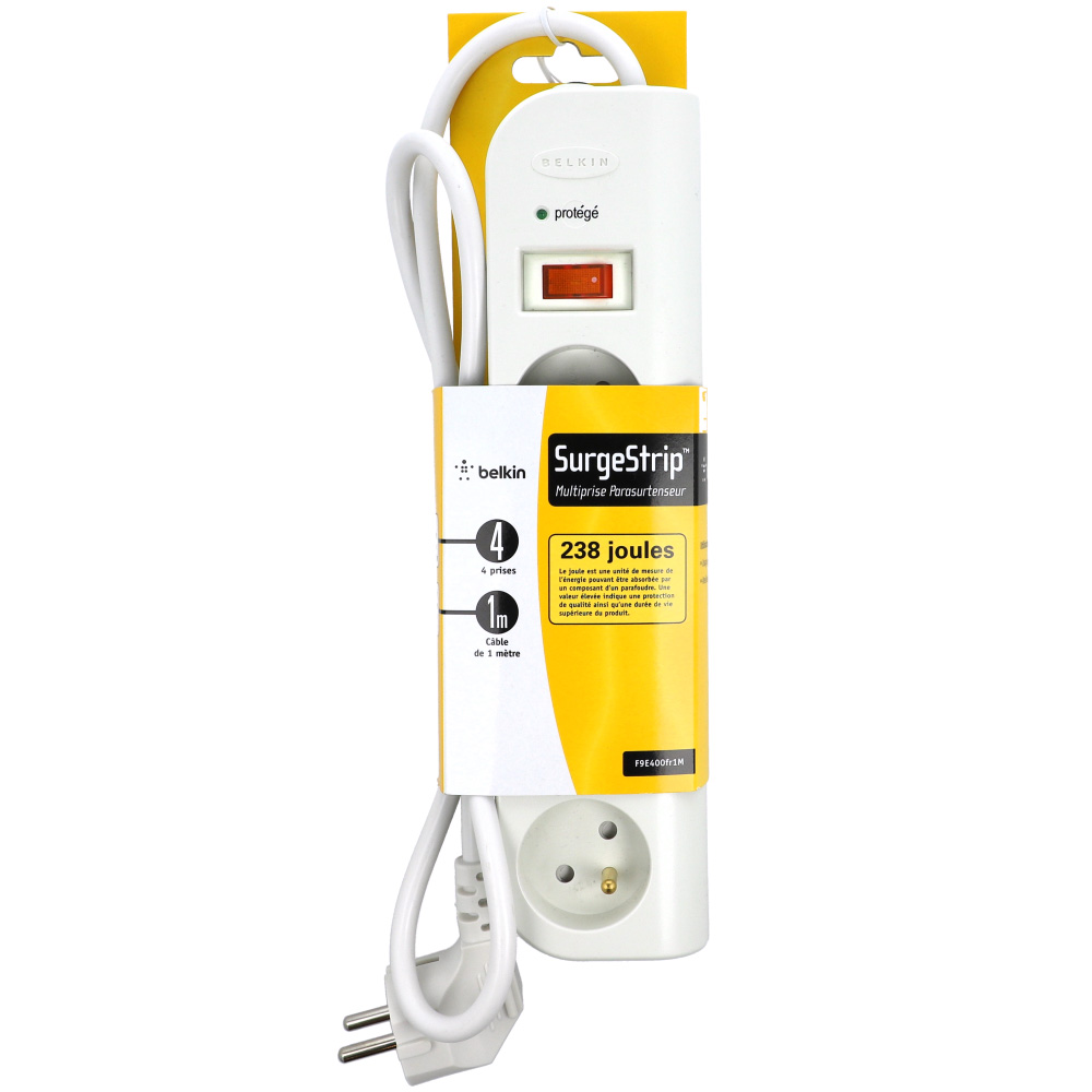 Захисна смуга Belkin Surge Protection 1m, до 238J