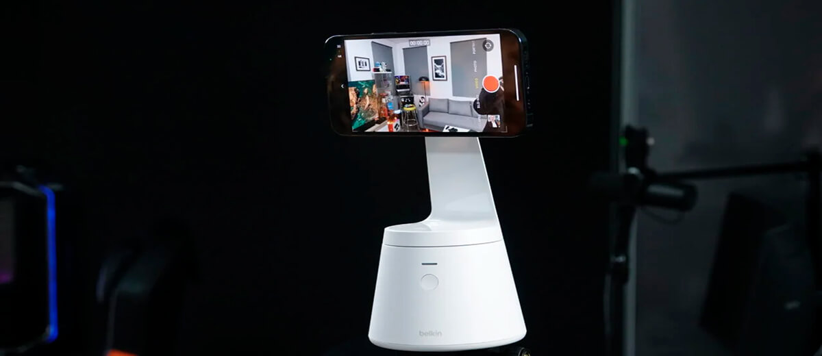 Держатель MagSafe Belkin Magnetic Phone Mount with Face Tracking для iPhone 14 | 13 | 12