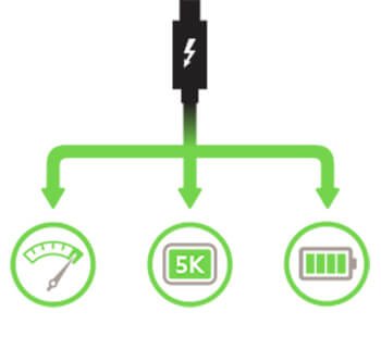 Зарядний кабель Belkin Thunderbolt 3 Cable USB-C to USB-C 60W 0.5m 