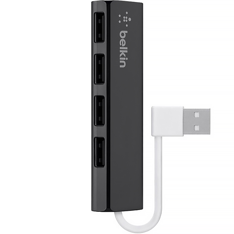 Мінімалістичний дизайн хаба Belkin USB 2.0 Travel Hub