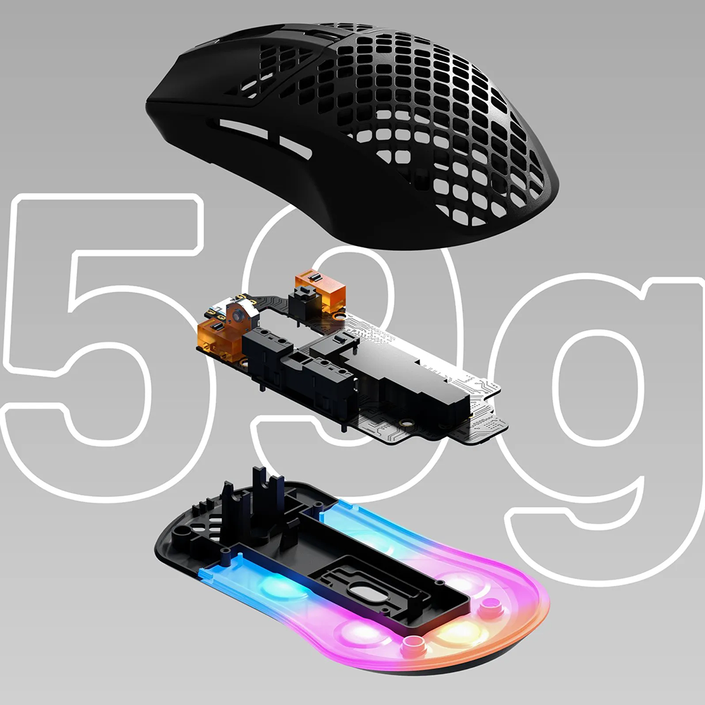 Беспроводная мышь SteelSeries Aerox 3 Wireless Onyx характеристики