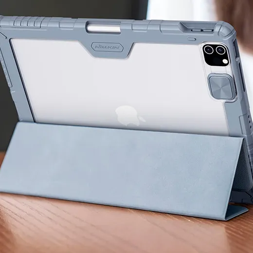 Захисний чохол Nillkin Bumper Leather Case Pro для iPad Pro 12.9" (M1 2021 | 2020) з утримувачем Apple Pencil