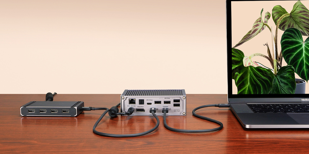 Хаб (адаптер) CalDigit Element Hub Thunderbolt 4 | USB4 4K60Hz для MacBook | iPad