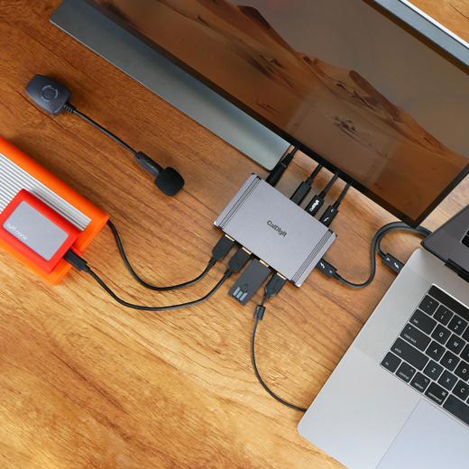 Хаб (адаптер) CalDigit Element Hub Thunderbolt 4 | USB4 4K60Hz для MacBook | iPad