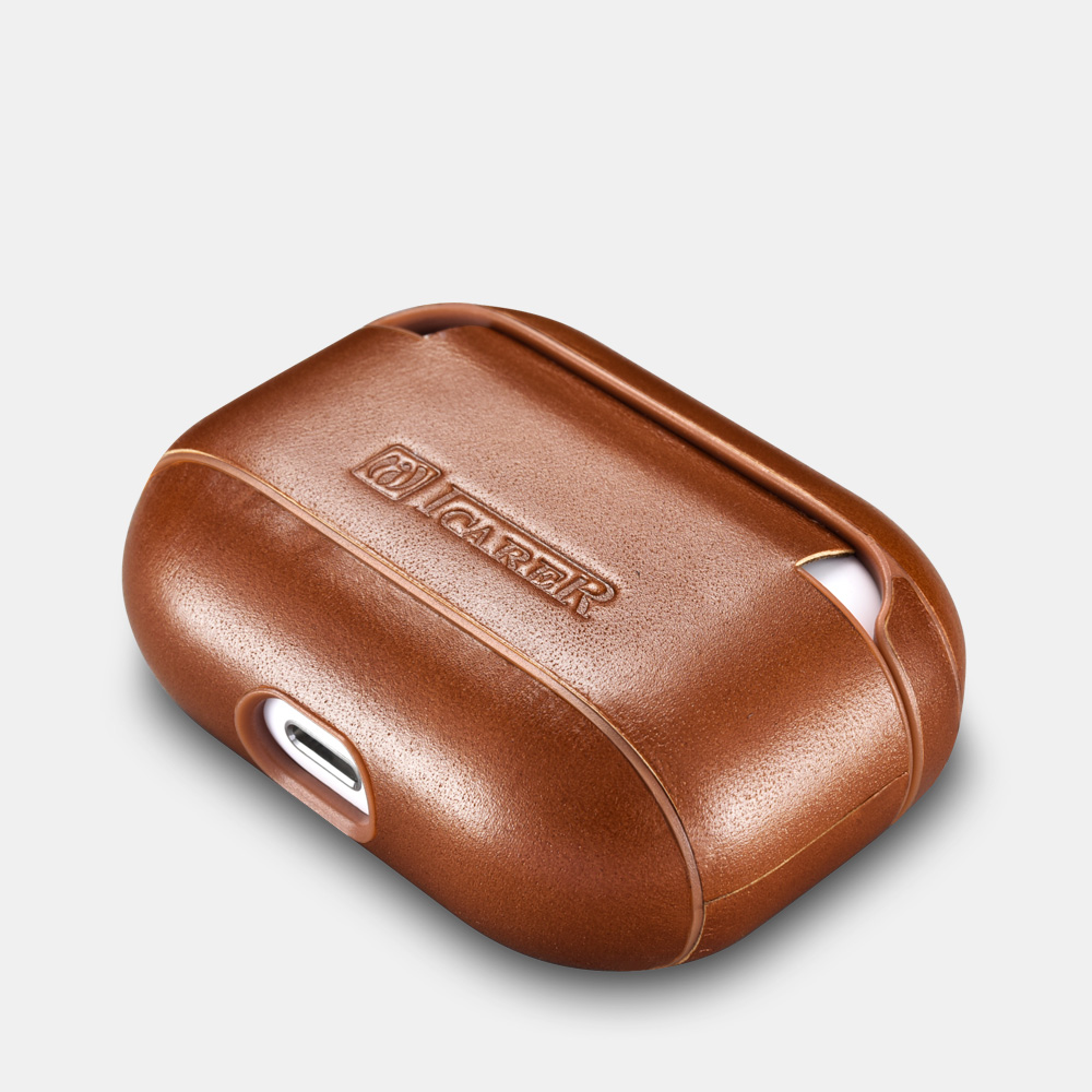 Чехол iCarer Vintage Leather Classic Style для Apple AirPods Pro