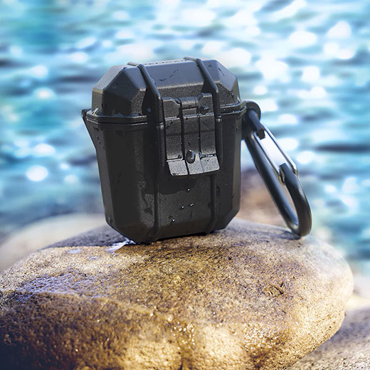 Противоударный водонепроницаемый чехол с карабином Case-Mate Pelican Marine для AirPods 1 | 2
