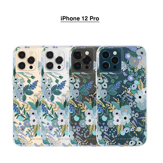 Защитный чехол Case-Mate Rifle Paper Co. Party Blue для iPhone 12 | 12 Pro