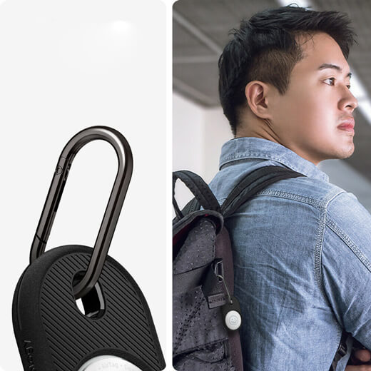 Чехол с карабином Caseology Vault Protective Cover для AirTags