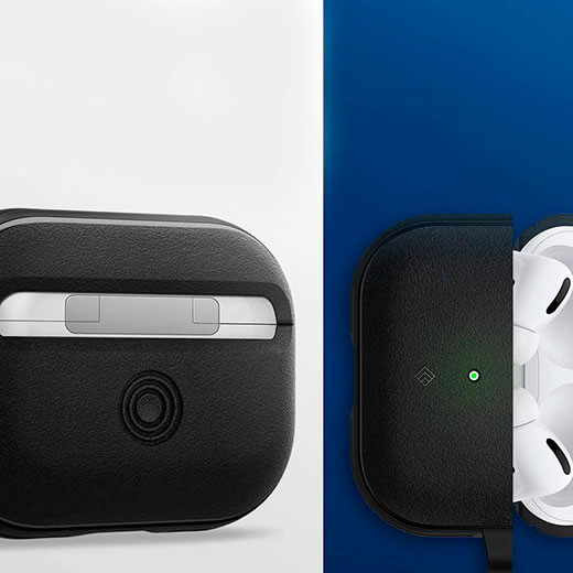 Силиконовый чехол Caseology Vault для AirPods Pro Matte Black