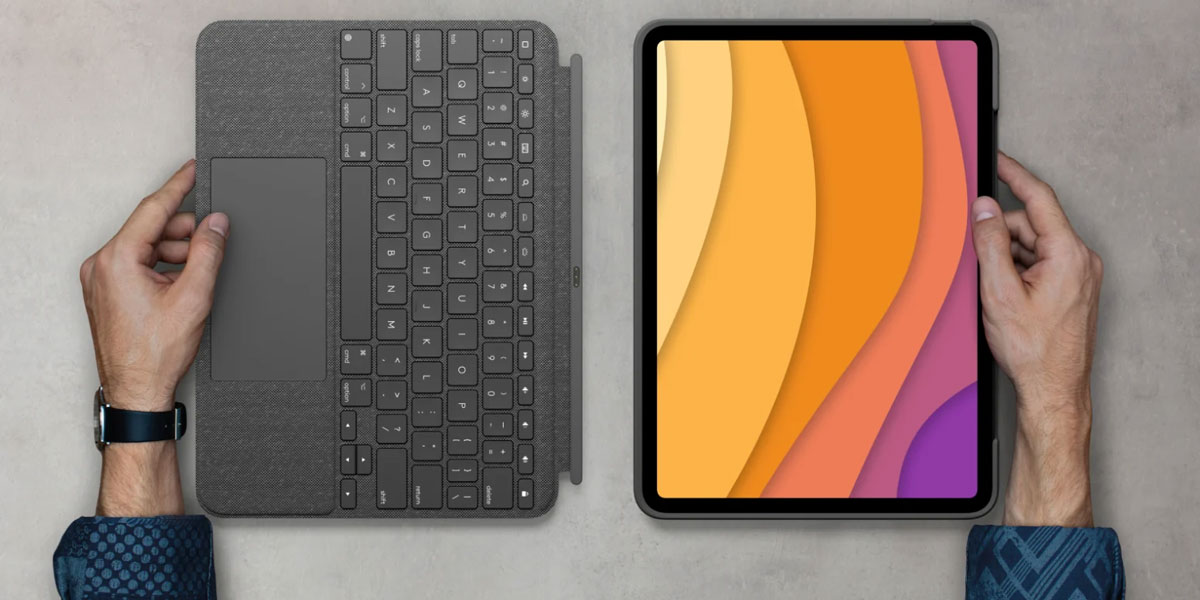 Чохол-клавіатура Logitech Combo Touch Midnight Black для iPad Air 11" M2 | M3 (2024)