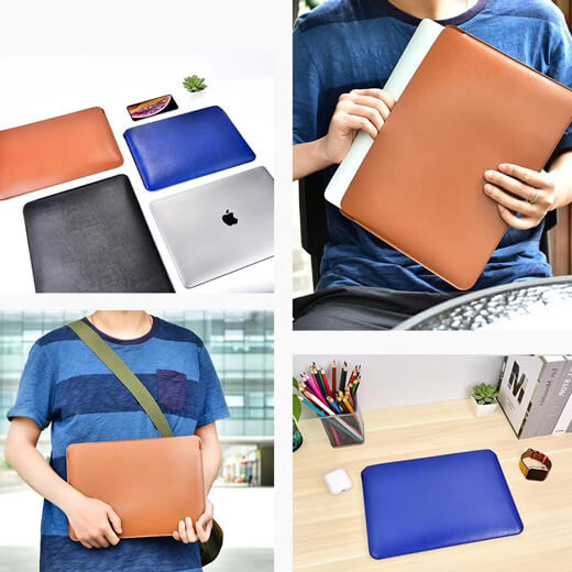 Чехол-карман COTEetCI Leather Liner Bag для MacBook Air Retina 13" (2018-2020) | Pro 13" (2016-2020) Brown