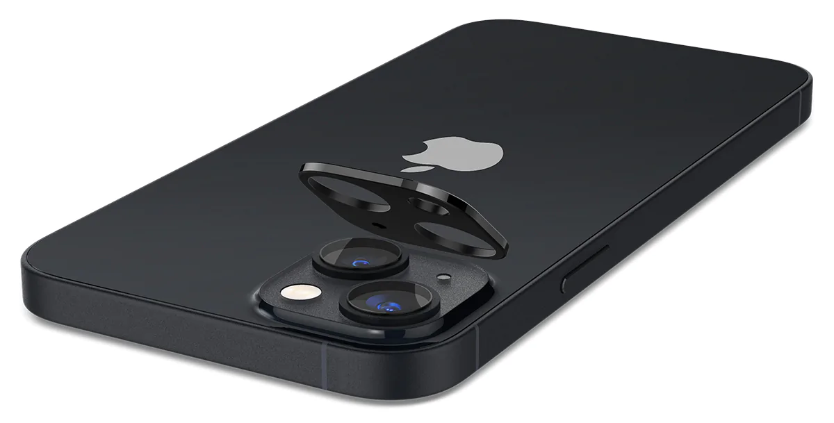Захисне скло на камеру Spigen Optik Lens Protector Black для iPhone 14 | 14 Plus (2 шт.)