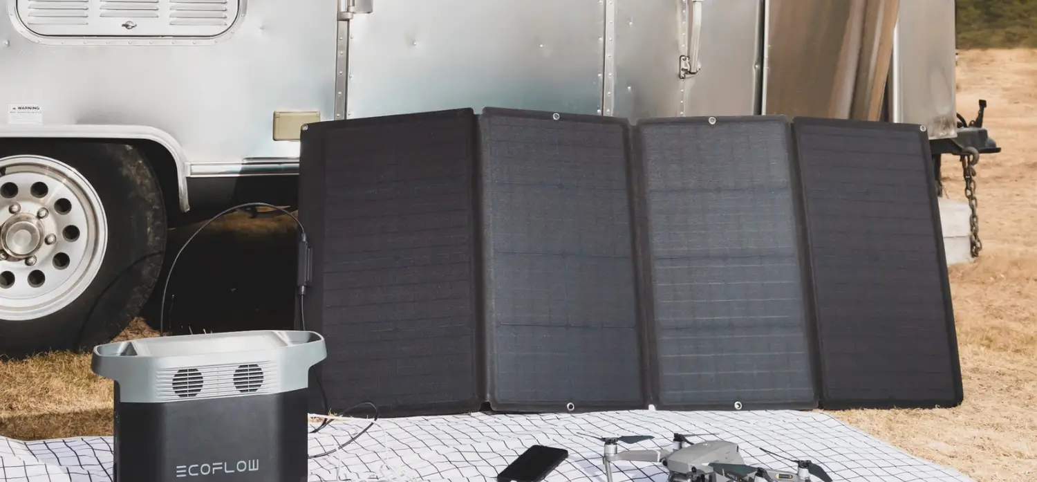 Солнечная панель EcoFlow 160W Solar Panel компактный
