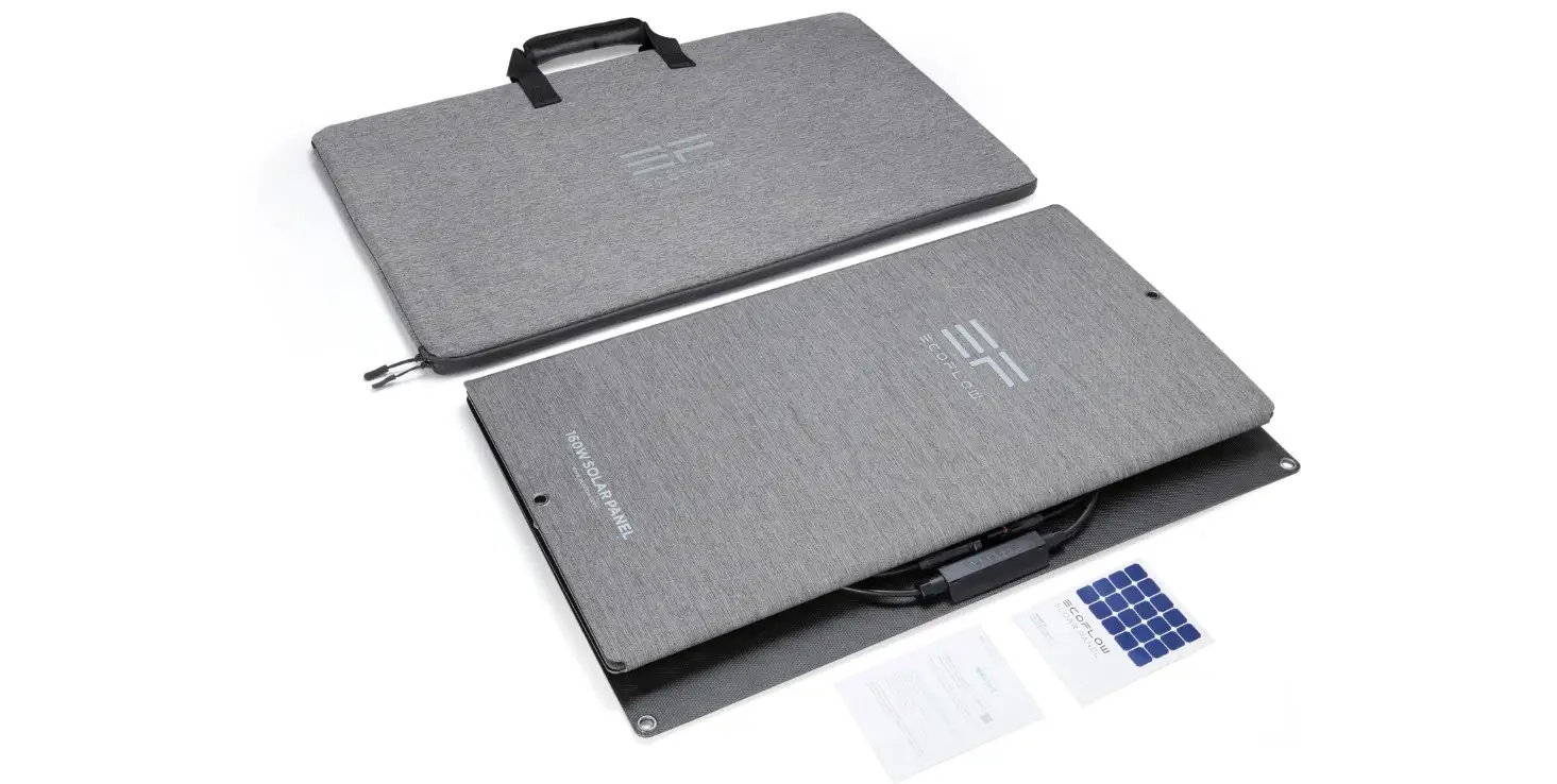 Солнечная панель EcoFlow 160W Solar Panel особенности