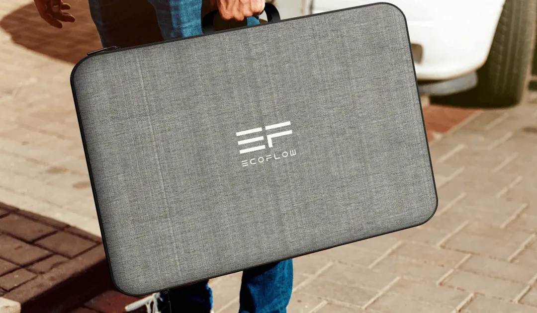 Новая двусторонняя портативная солнечная панель EcoFlow Bifacial Portable Solar Panel 220W