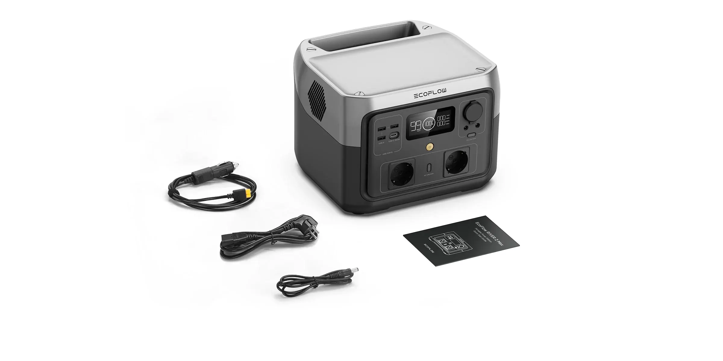 Новинка &ndash; зарядна станція EcoFlow RIVER 2 Max Portable Power Station Black 500W