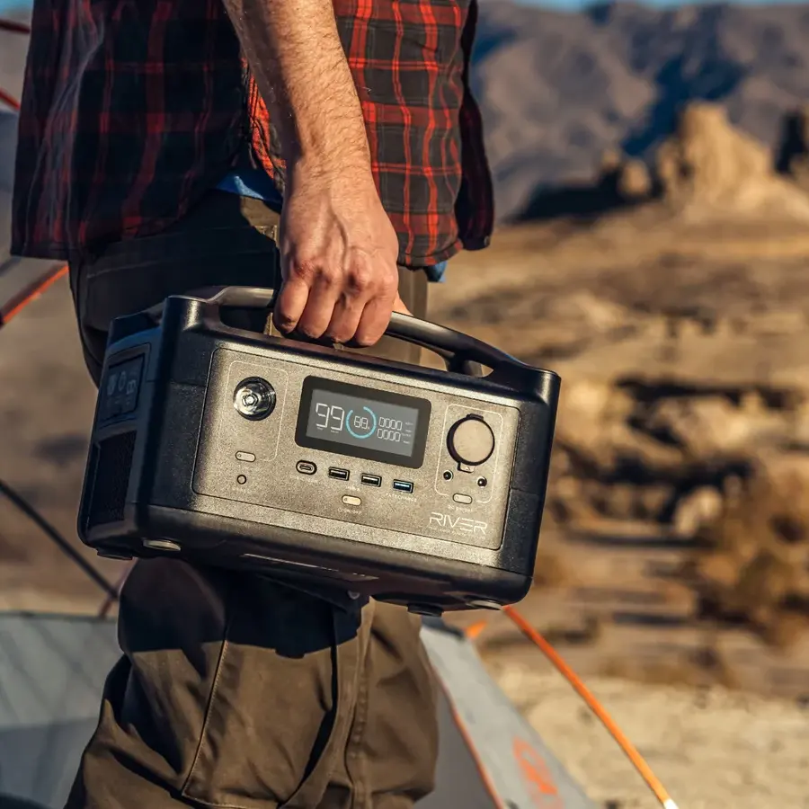 Швидка зарядна станція EcoFlow RIVER Portable Power Station Black (600 - 1800W)