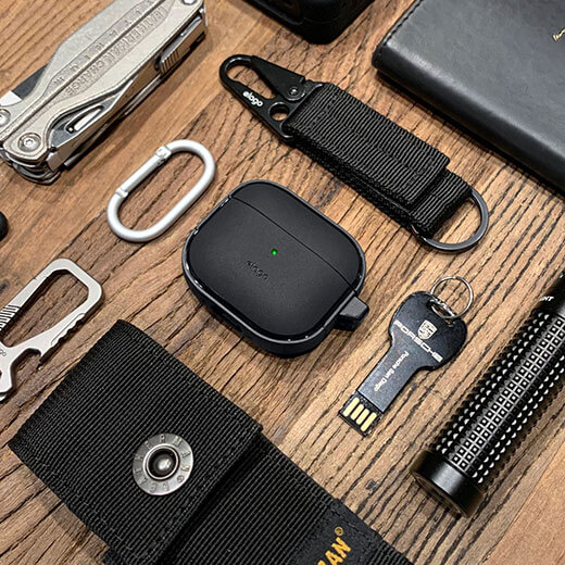Купить противоударный чехол с карабином elago EDC Case Black для AirPods 3