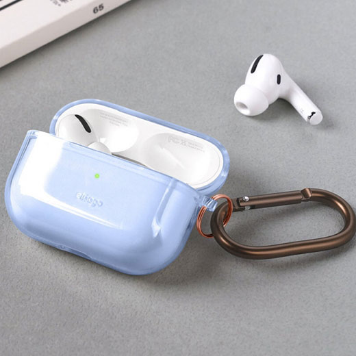 Чохол з карабіном Elago Hang Case Aqua Blue для AirPods Pro