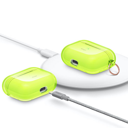 Чохол із карабіном Elago Hang Case Aqua Blue для AirPods Pro ціна
